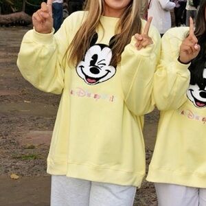 Yellow Disney Sweatshirt